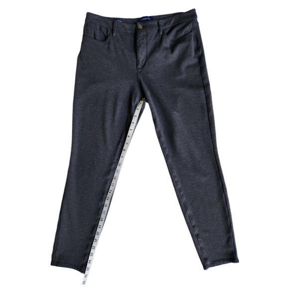 Talbots Stretch Knit Pants | Charcoal Gray | Women's Size 6 EUC - Picture 8 of 10